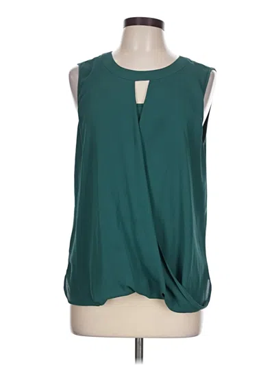 Pre-owned 41hawthorn Sleeveless Blouse In Teal