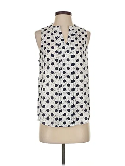 Pre-owned 41hawthorn Sleeveless Blouse In White