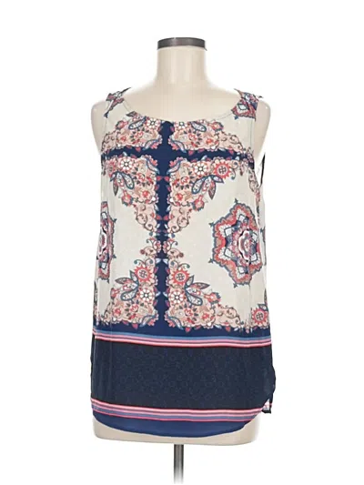 Pre-owned 41hawthorn Sleeveless Blouse In White