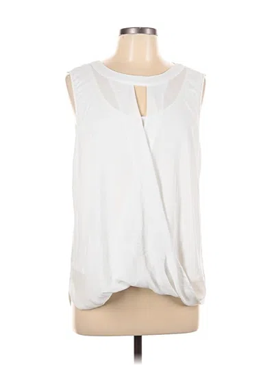 Pre-owned 41hawthorn Sleeveless Blouse In White