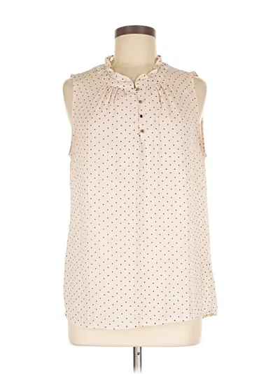 Pre-owned 41hawthorn Sleeveless Blouse In White