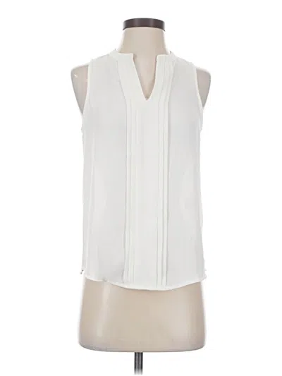 Pre-owned 41hawthorn Sleeveless Blouse In White