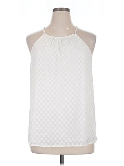 Pre-owned 41hawthorn Sleeveless Blouse In White