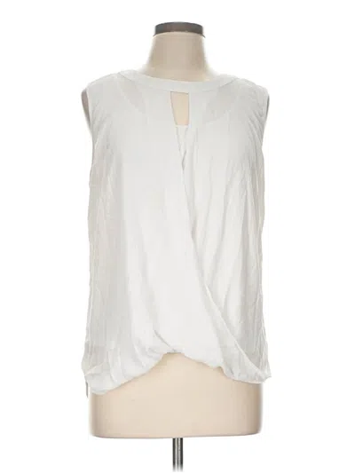 Pre-owned 41hawthorn Sleeveless Blouse In White