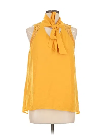 Pre-owned 41hawthorn Sleeveless Blouse In Yellow
