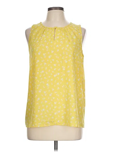 Pre-owned 41hawthorn Sleeveless Blouse In Yellow