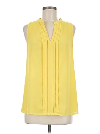 Pre-owned 41hawthorn Sleeveless Blouse In Yellow