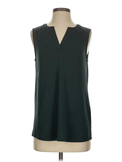 Pre-owned 41hawthorn Sleeveless Top Green V Neck Tops