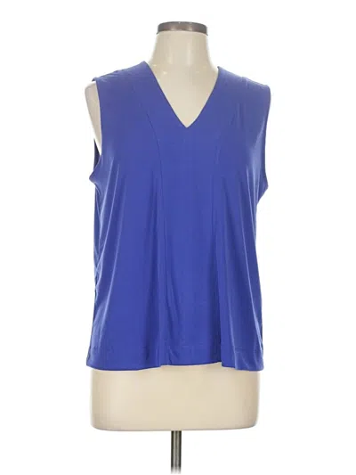 Pre-owned 41hawthorn Sleeveless T-shirt In Blue