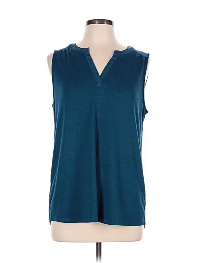 Pre-owned 41hawthorn Sleeveless T-shirt In Blue