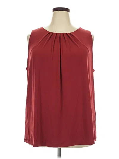 Pre-owned 41hawthorn Sleeveless T-shirt In Burgundy