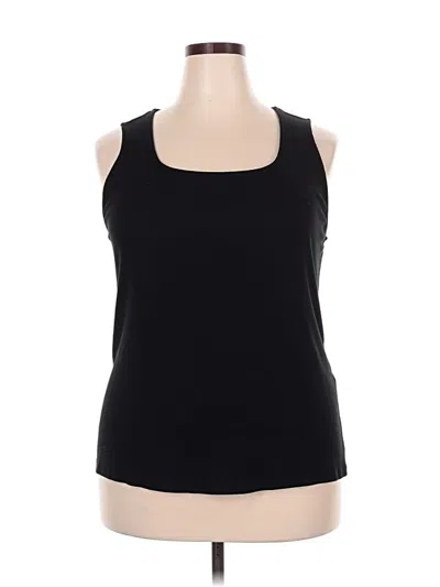 Pre-owned 41hawthorn Tank Top Black Halter Neckline Tops