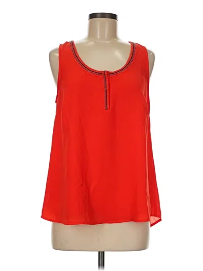 Pre-owned 41hawthorn Tank Top Red Halter Neckline Tops