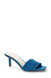 42 Gold Lilith Slide Sandal In Blue
