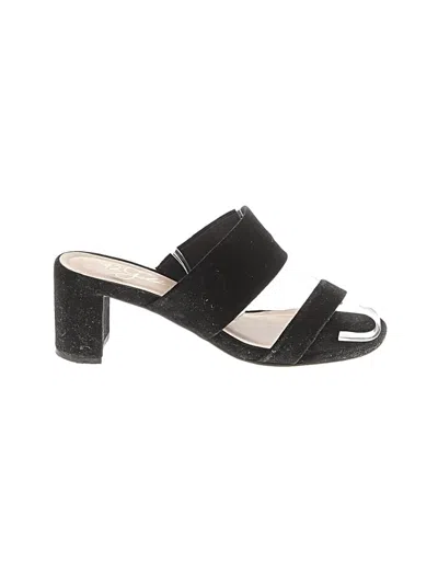 Pre-owned 42 Gold Sandals In Black