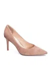 42 Gold Rafee Liquid Patent Pointed Toe Pump In Multi