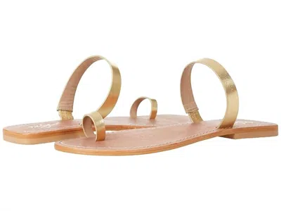 42 Gold Women's Zola Metallic Leather Sandal In Gold