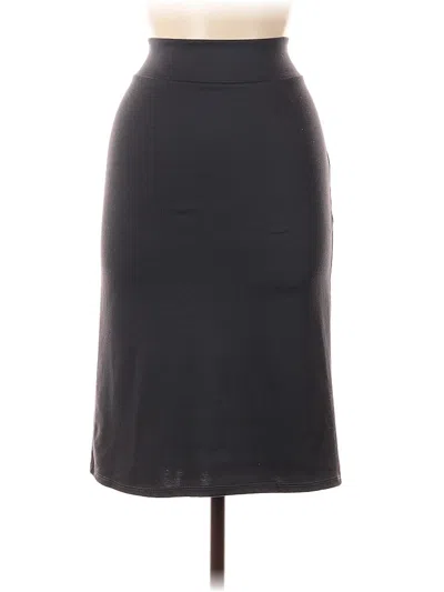 Pre-owned 42 Pops Formal Skirt In Black
