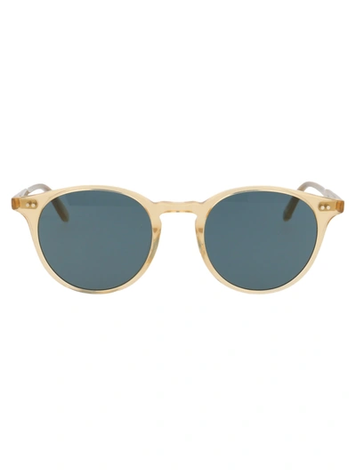 Garrett Leight Babies' Clune 47 Sunglasses In B/sfbs Blonde/ Semi-flat Blu