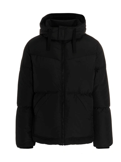 Apc A.p.c. Jane Hooded Padded Down Jacket In Black