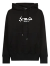 STELLA MCCARTNEY FELPA HOODIE LOGO NERO,601846 SNP08 1000