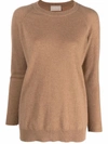 DRUMOHR ROUND NECK CASHMERE JUMPER,17446650