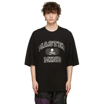 Mastermind Japan Logo-print Cotton T-shirt In Black