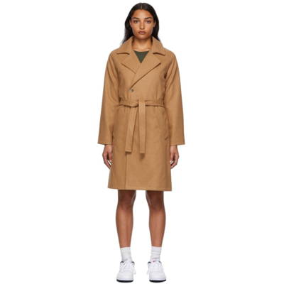 Apc Tan Bakerstreet Coat In Brown ModeSens