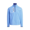 Ralph Lauren Performance Quarter-zip Pullover In French Blue
