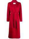 P.A.R.O.S.H RED COAT WITH BELT