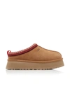 Ugg Tazz Womens Embroidered Slip On Slide Slippers In Brown
