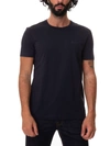 Hugo Boss Cotton-silk Regular-fit T-shirt With Geometric Pattern In Blue