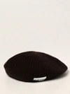 GANNI KNITTED BERET HAT,A3753 897