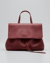 Mansur Gavriel Mini Soft Lady Tote Bag In Claret
