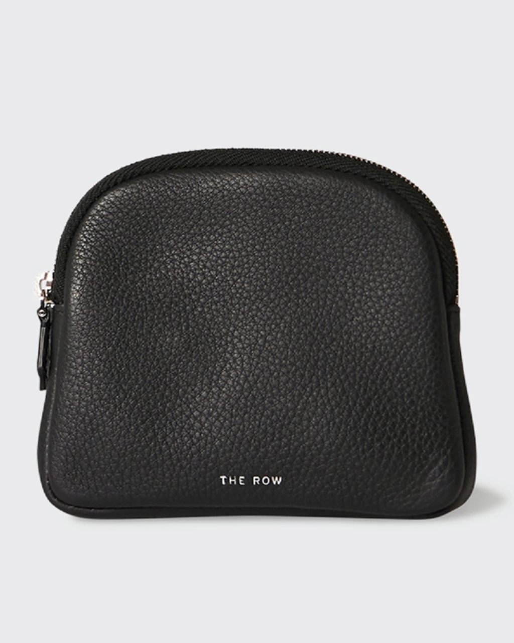 THE ROW EW CIRCLE POUCH （ダークブラウン） The Row EW Circle Pouch in Black ANG | FWRD