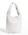 Ree Projects Helene Large Soft North-south Shoulder Bag In White