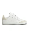 ISABEL MARANT BETH MIXED LEATHER GRIP-TRIO TENNIS SNEAKERS,PROD246600061