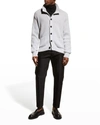 TOM FORD MEN'S KNIT CASHMERE BUTTON-DOWN SWEATER,PROD242540333