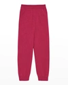THE ROW KID'S SOLID CASHMERE JOGGER PANTS,PROD245460210