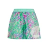 Stella Mccartney X Myfawnwy Timothy Printed Satin-twill Shorts In Multicoloured