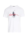 POLO RALPH LAUREN JERSEY S/S T-SHIRT,710.858444.001 001 WHITE