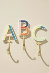 Anthropologie Ceramic Monogram Hook