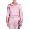 Moschino Women's Sweatshirt Hood Hoodie  Painting In Pink