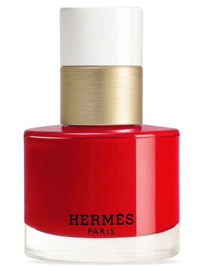 Pre-owned Herm S Women's Les Mains Hermès Nail Enamel In Red