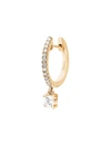 Djula Women's Glam Rock 18k Yellow Gold & Diamond Huggie Hoop Earring