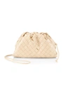 Bottega Veneta Mini The Pouch Leather Clutch In Yellow