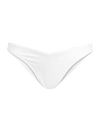 Frankies Bikinis Enzo Ribbed Bikini Bottom In White