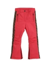 FENDI LITTLE GIRL'S & GIRL'S LOGO STRIPE SNOWtrousers,400015211655