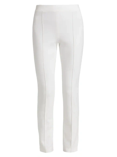 Rosetta Getty Slim-leg Crop Pull-on Pants In White