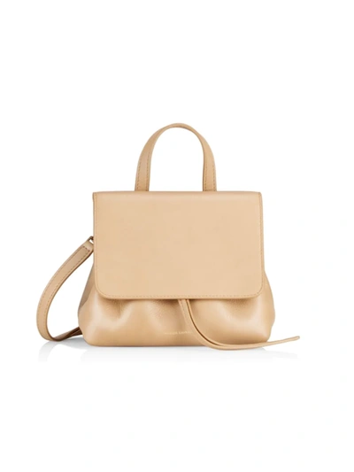 Mansur Gavriel Mini Lady Soft Leather Satchel In Nocciola